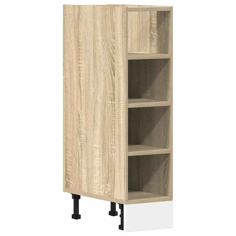 Geprüft vidaXL Unterschrank Sonoma-Eiche 20x44,5x81,5 cm Holzwerkstoff