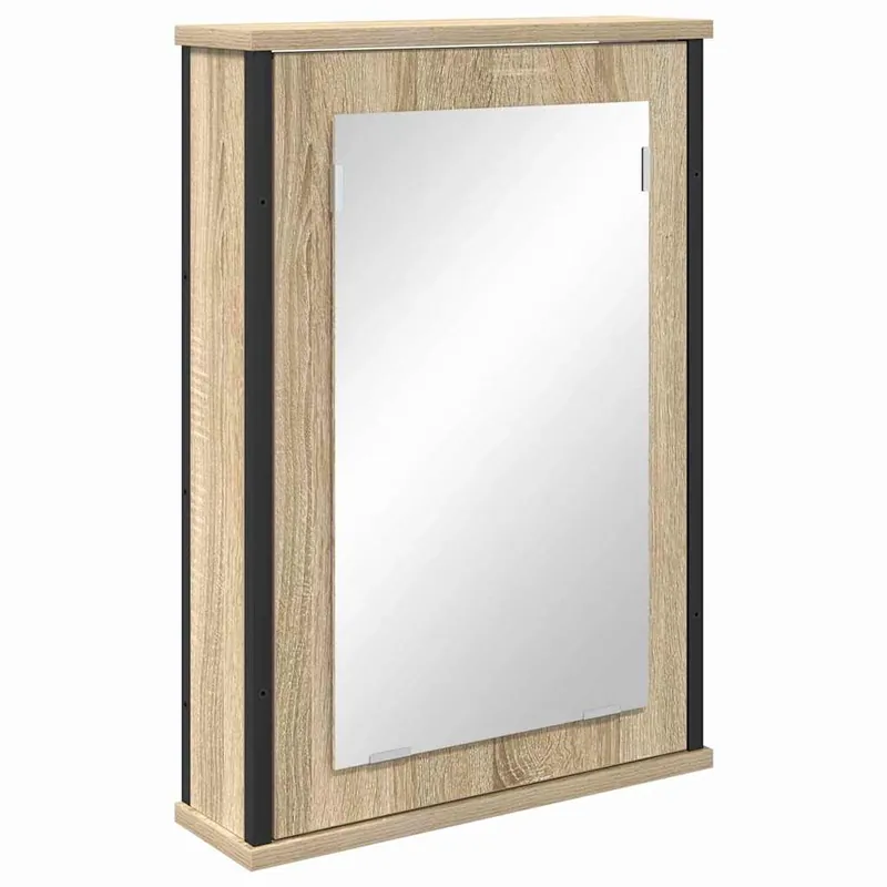 vidaXL Spiegelschrank Sonoma-Eiche 42 x 12 x 60 cm Holzwerkstoff Online Kaufen