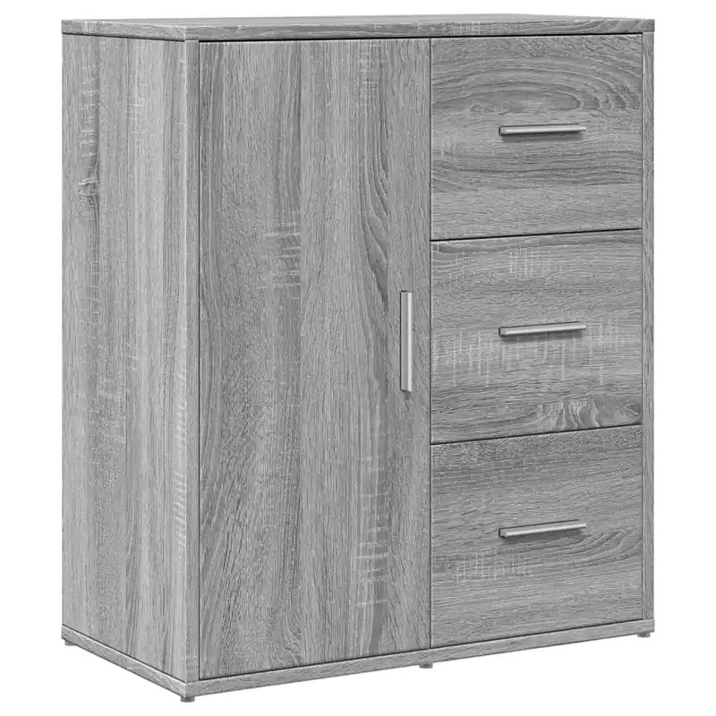 Wochenendangebot vidaXL Sideboard Grau Sonoma-Eiche 60x31x70 cm Holzwerkstoff
