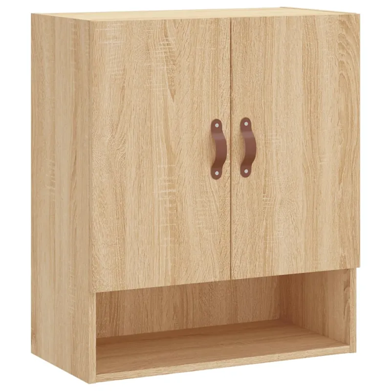 Billig vidaXL Wandschrank Sonoma-Eiche 60x31x70 cm Holzwerkstoff