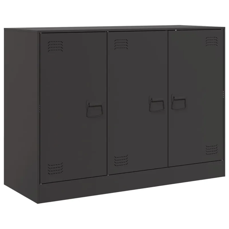 vidaXL Sideboard Schwarz 99x39x73 cm Stahl Sale