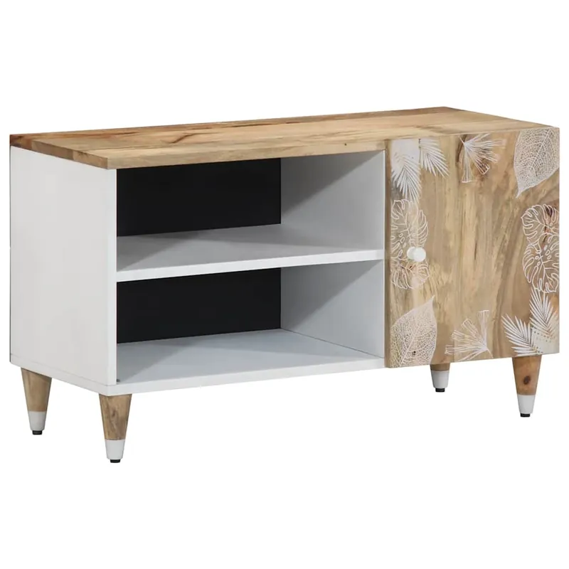 Finale Aktion vidaXL TV-Schrank 80x31,5x46 cm Massivholz Mango