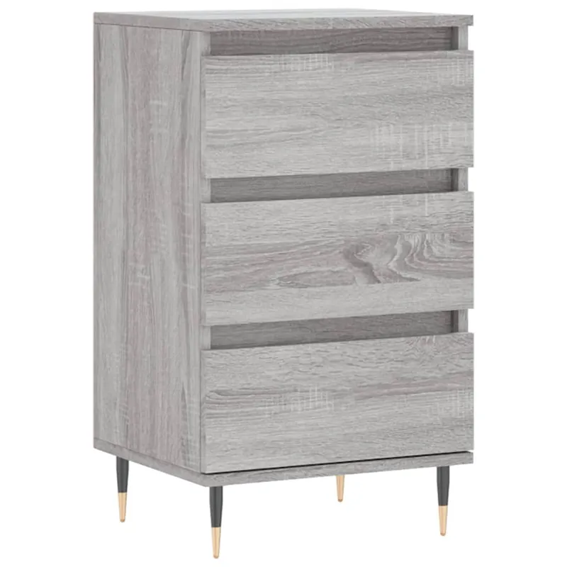 Garantierte Lieferung vidaXL Sideboard Grau Sonoma 40x35x70 cm Holzwerkstoff