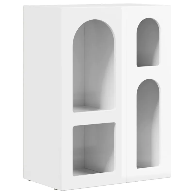 Begrenztes Angebot vidaXL Sideboard Hochglanz Weiß 59 x 35 x 80,5 cm Holzwerkstoff