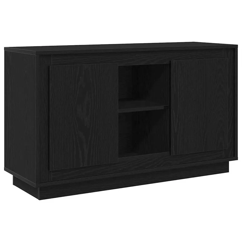 Finale Aktion vidaXL Sideboard Schwarz Eichen-Optik 102 x 35 x 60 cm Holzwerkstoff