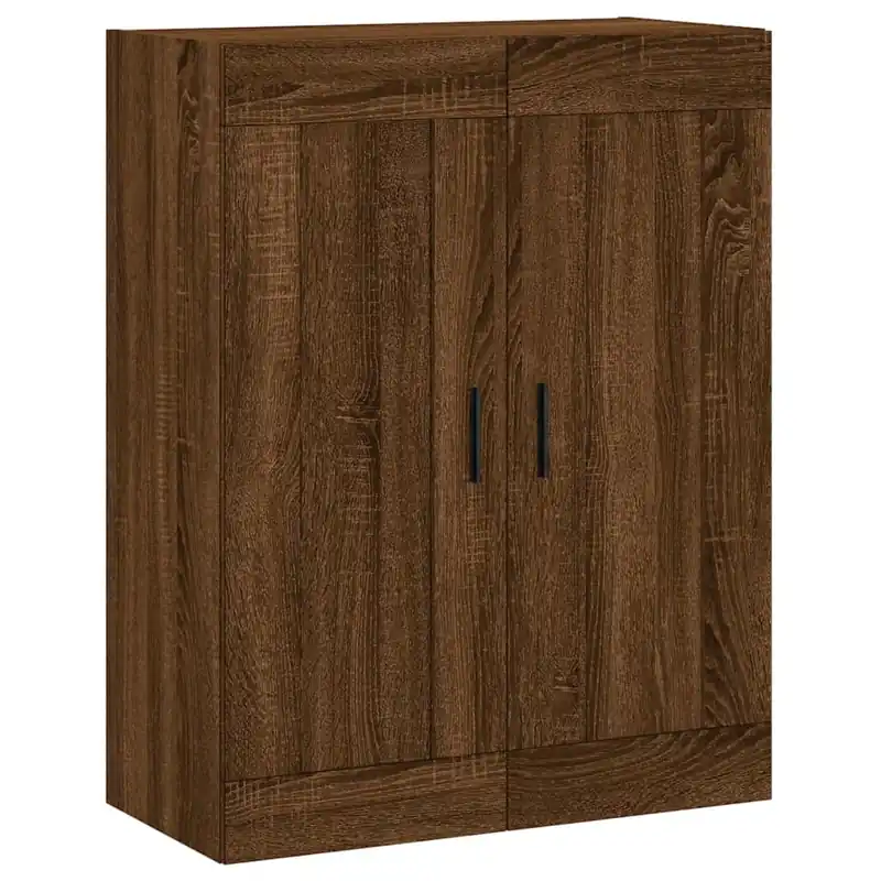Geprüft vidaXL Wandschrank Braun Eichen-Optik 69,5x34x90 cm Holzwerkstoff