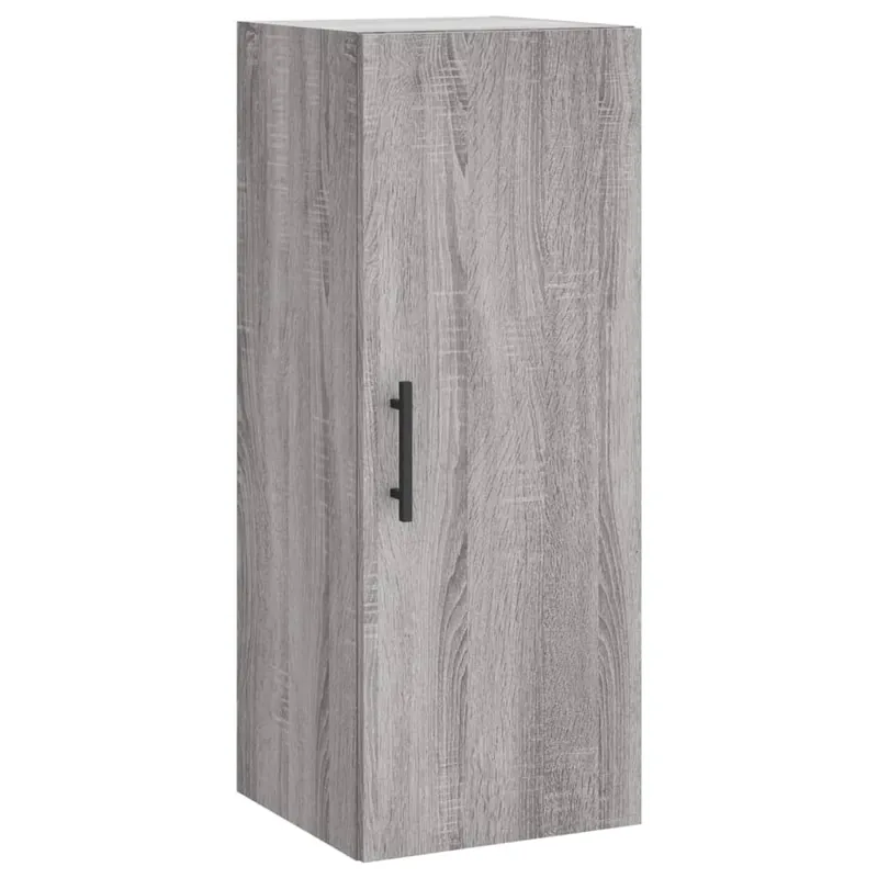 vidaXL Wandschrank Grau Sonoma 34,5x34x90 cm Kostenfreie Lieferung