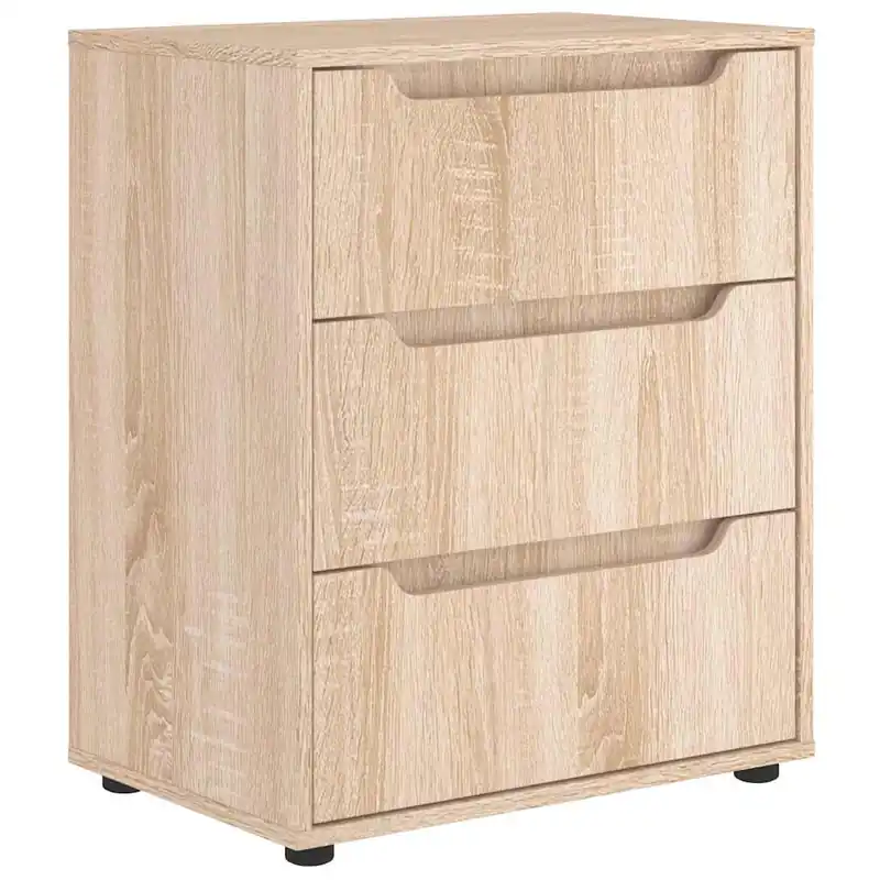 Wochenendangebot vidaXL Sideboard VISNES Sonoma-Eiche 60x40x73 cm Holzwerkstoff