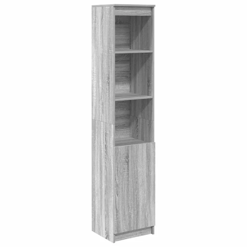 Angebot vidaXL Highboard Grau Sonoma 37,5x35x180 cm Holzwerkstoff