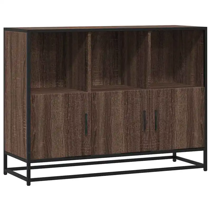 Billig vidaXL Sideboard Braun Eichen-Optik 100x35x76 cm Holzwerkstoff