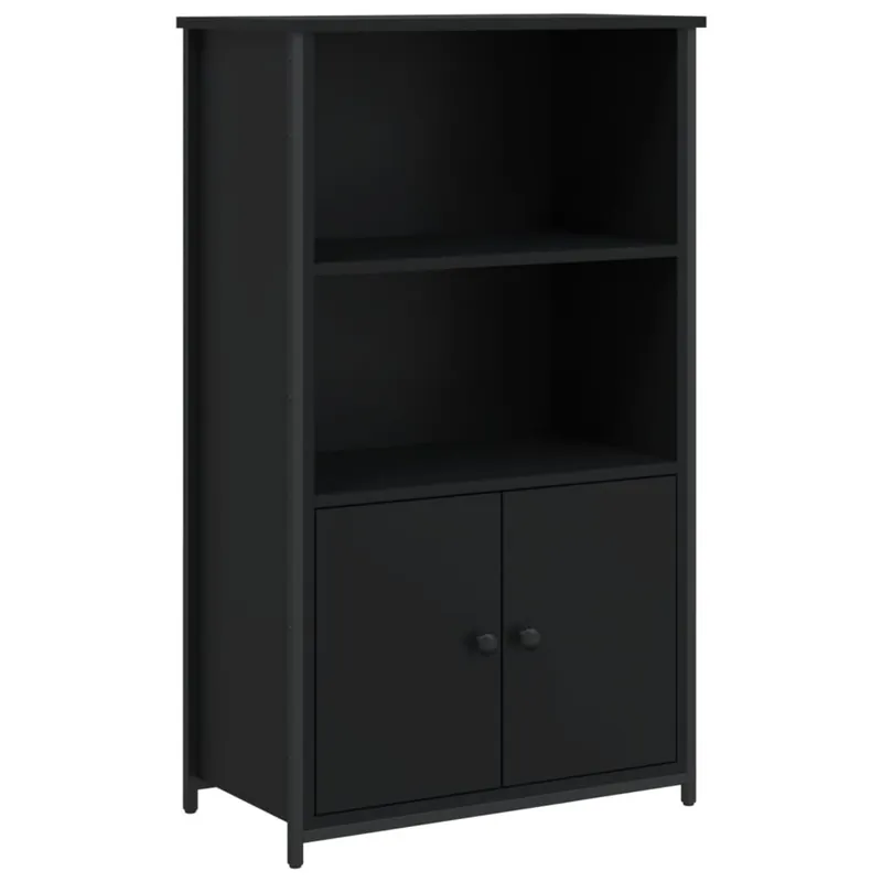 Beliebt vidaXL Highboard Schwarz 62x32x103,5 cm Holzwerkstoff