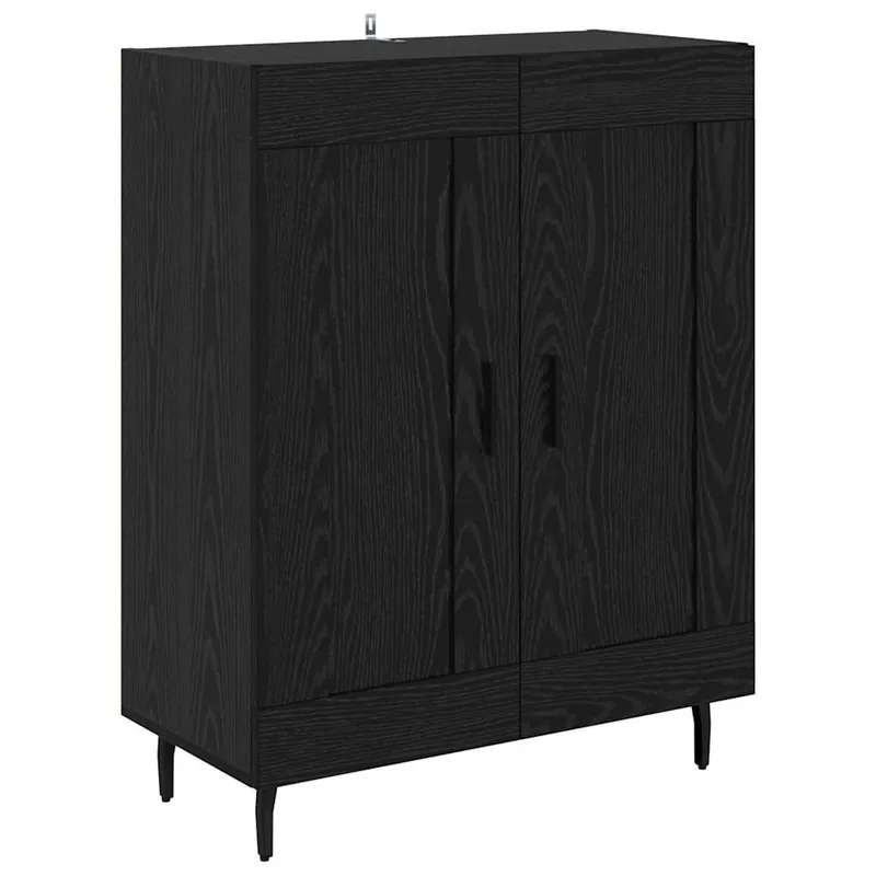 Markenprodukt vidaXL Sideboard Schwarz Eichen-Optik 69,5 x 34 x 90 cm