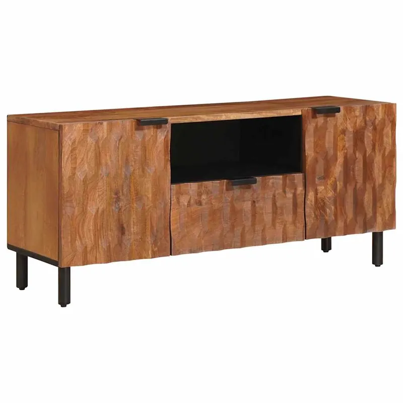 vidaXL TV-Schränk mit Tür Akazienbraune Oberfläche 105 x 33 x 46 cm Markenprodukt