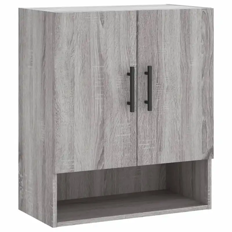 vidaXL Wandschrank Grau Sonoma 60x31x70 cm Holzwerkstoff Rabatt