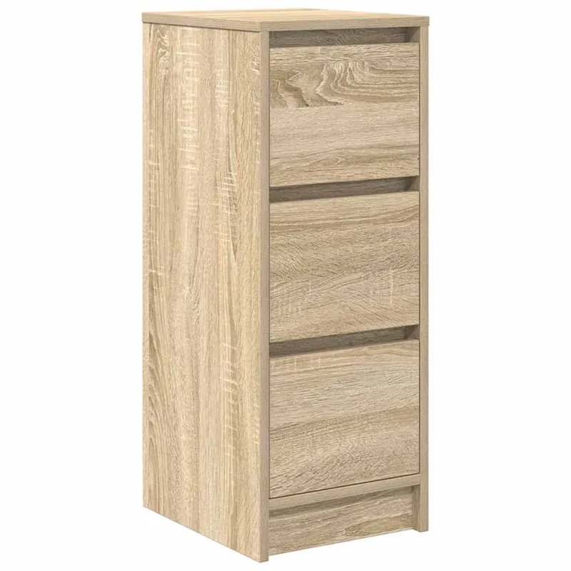 vidaXL Sideboard Sonoma-Eiche 29,5x34x76 cm Holzwerkstoff Billig