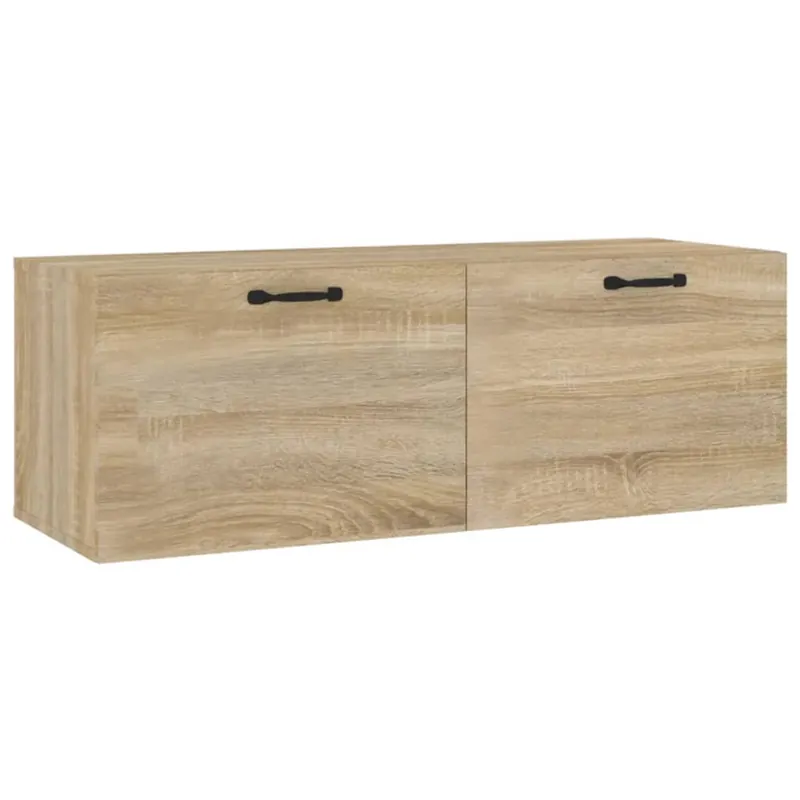 vidaXL Wandschrank Sonoma-Eiche 100x36,5x35 cm Holzwerkstoff Preiswert