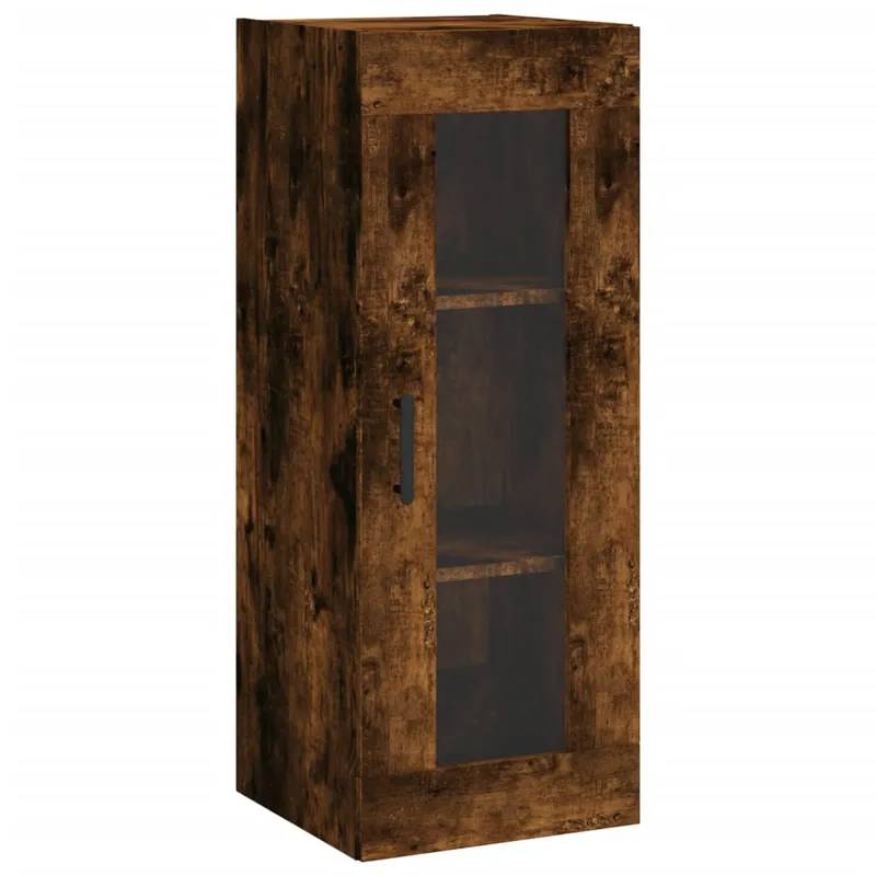 vidaXL Wandschrank Räuchereiche 34,5x34x90 cm Kostenloser Versand