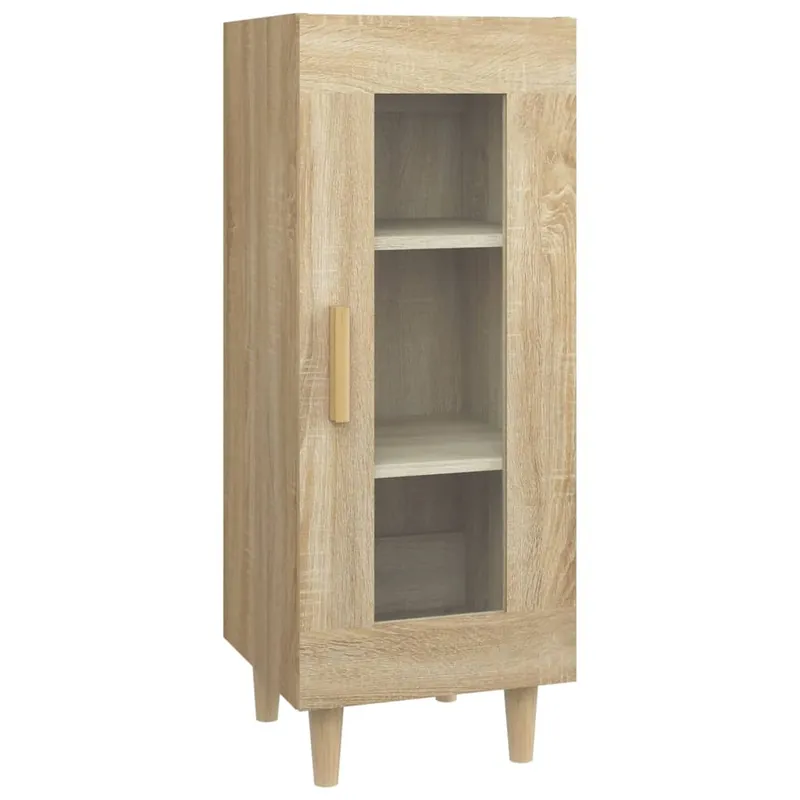 Bestseller vidaXL Sideboard Sonoma-Eiche 34,5x34x90 cm Holzwerkstoff