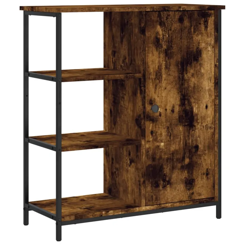 Expressversand vidaXL Sideboard Räuchereiche 70x30x80 cm Holzwerkstoff