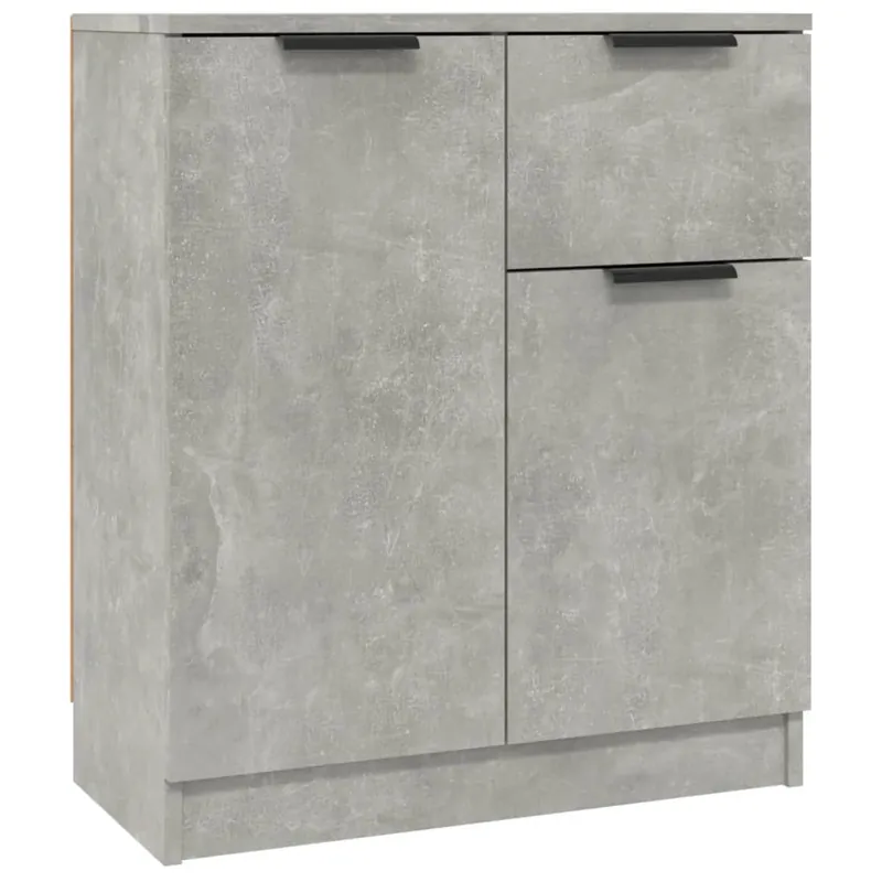 Bestpreis vidaXL Sideboards 2 Stk. Betongrau 60x30x70 cm Holzwerkstoff