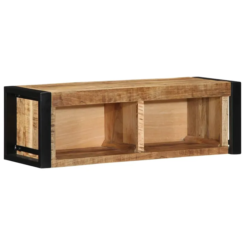 Angebot vidaXL TV-Schrank 80x30x25 cm Raues Massivholz Mango