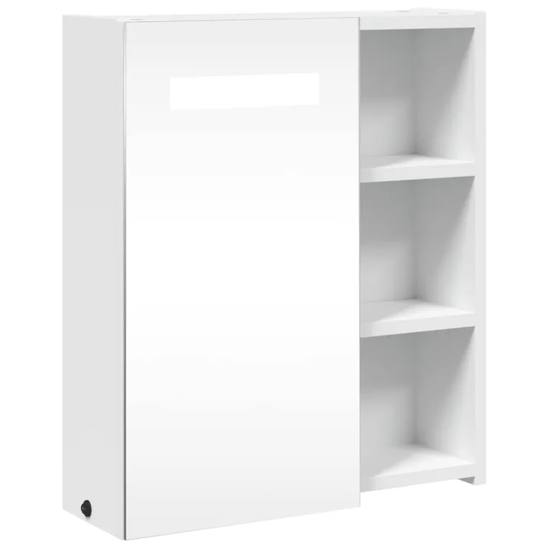 Direktkauf vidaXL Spiegelschrank mit LED-Beleuchtung Weiß 45x13x52 cm