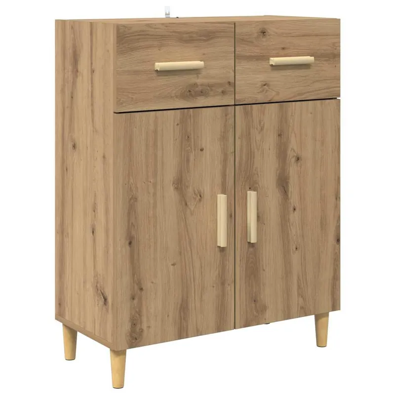 Angebot vidaXL Sideboard Artisan-Eiche 34 x 69,5 x 89 cm Holzwerkstoff