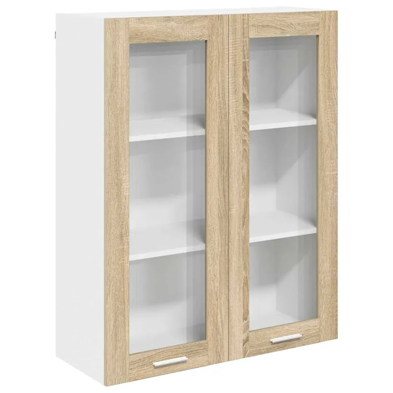 Zertifiziert vidaXL Hängeschrank Sonoma-Eiche 80 x 31 x 100 cm Holzwerkstoff