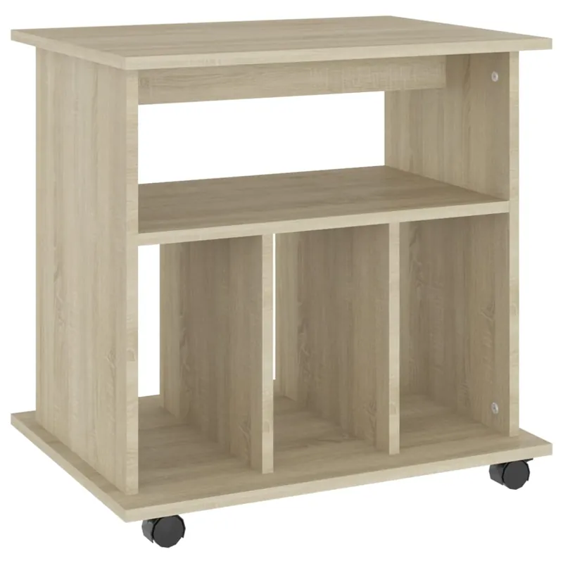 Bestseller vidaXL Rollschrank Sonoma-Eiche 60x45x60 cm Holzwerkstoff