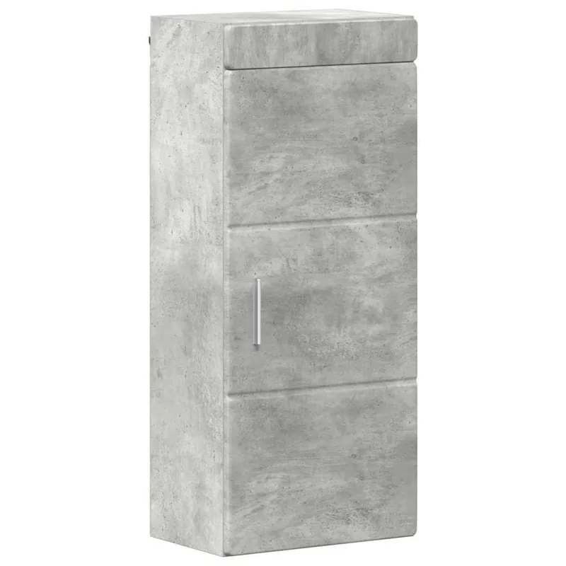 Echt vidaXL Badezimmer-Wandschrank TULUM Beton Grau 37 x 24,5 x 86 cm