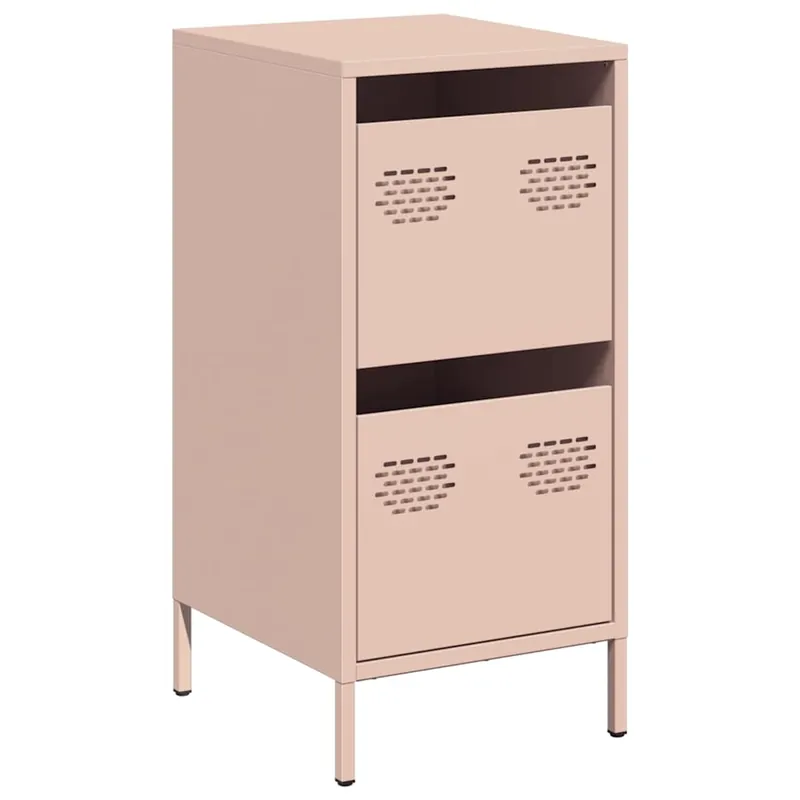 vidaXL Sideboard Rosa 35x39x73,5 cm Kaltgewalzter Stahl Wochenendangebot