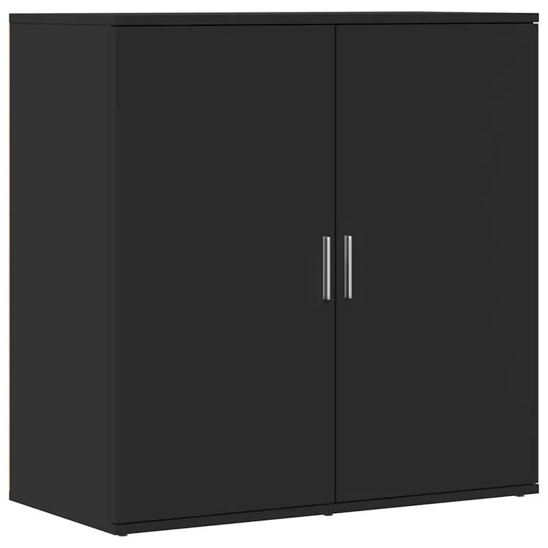 vidaXL Sideboard Schwarz 79x38x80 cm Holzwerkstoff Mega-Angebot