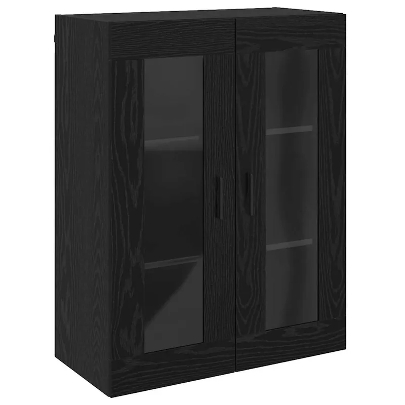 vidaXL Wandschrank Schwarz 69,5 x 34 x 90 cm Holzwerkstoff Finale Aktion