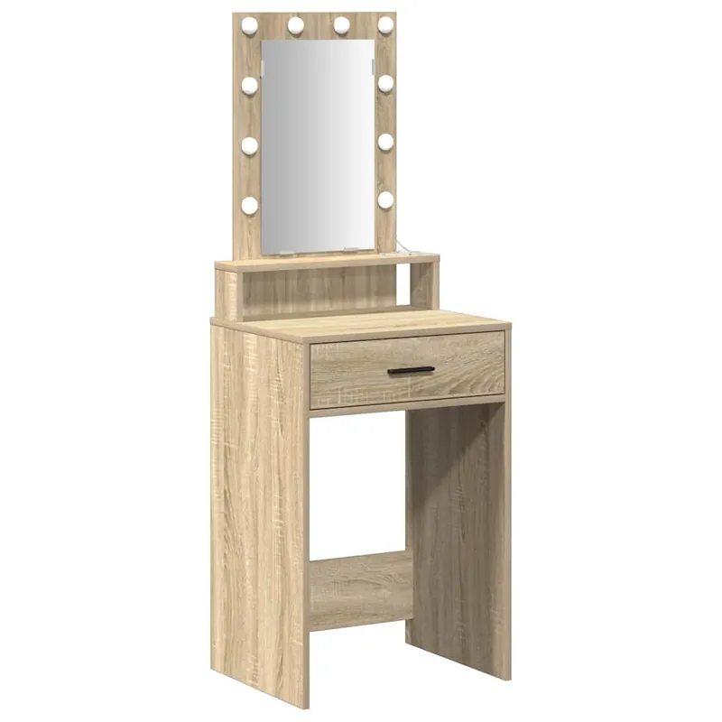 Beliebt vidaXL Schminktisch mit Speicher Braun 50 x 41 x 140 cm Holzwerkstoff