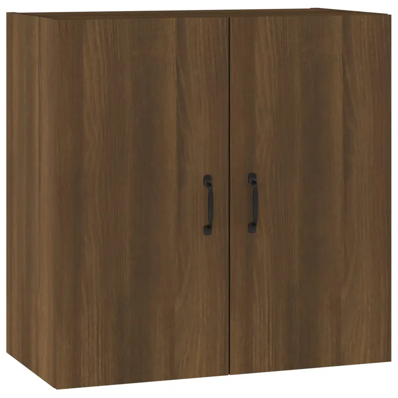 vidaXL Wandschrank Braun Eichen-Optik 60x31x60 cm Holzwerkstoff Kostenloser Rückversand