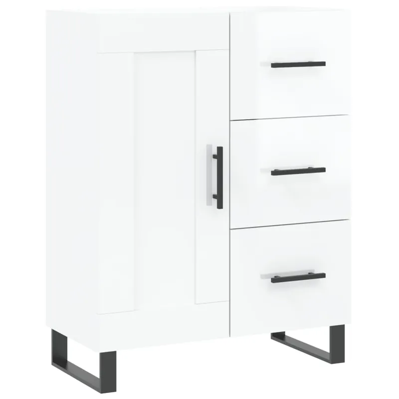 Aktuell vidaXL Sideboard Hochglanz-Weiß 69,5x34x90 cm Holzwerkstoff