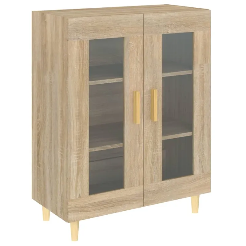 vidaXL Sideboard Sonoma-Eiche 69,5x34x90 cm Holzwerkstoff Schnäppchen