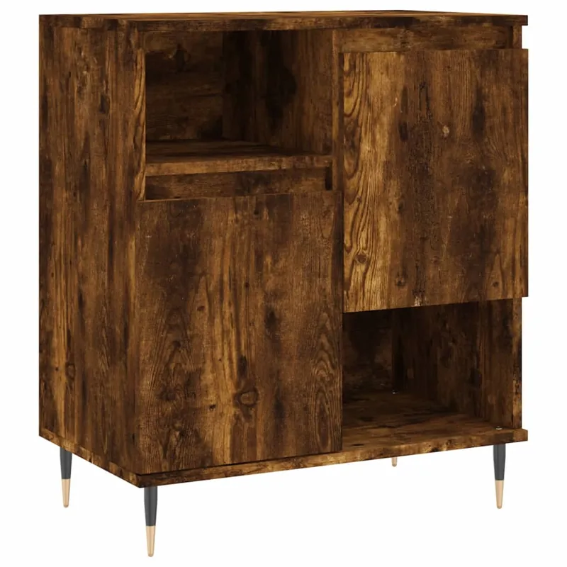 vidaXL Sideboard Räuchereiche 60x35x70 cm Holzwerkstoff Expressversand