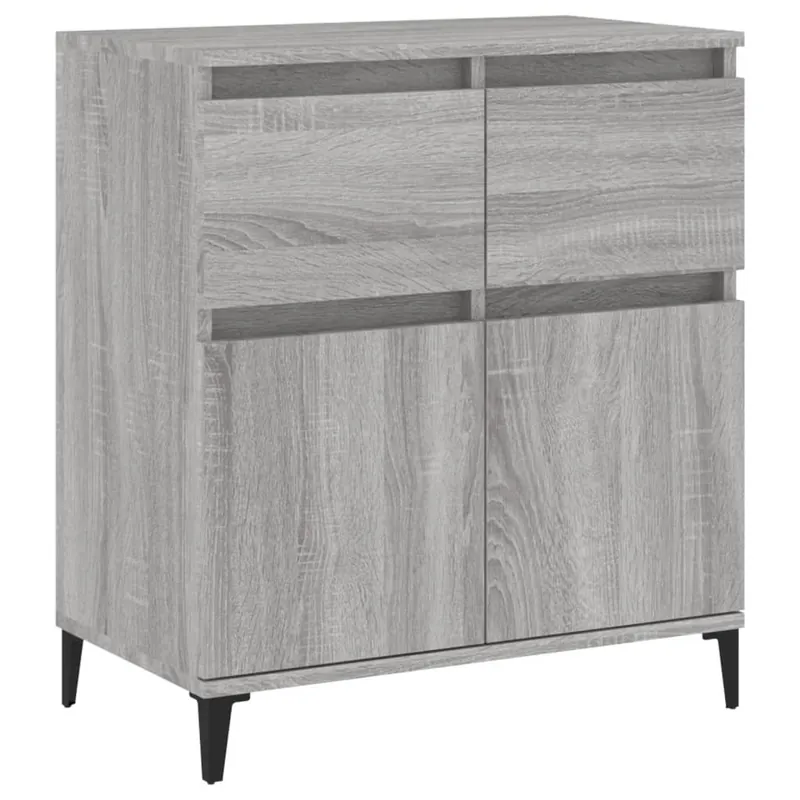 Wochenendangebot vidaXL Sideboard Grau Sonoma 60x35x70 cm Holzwerkstoff