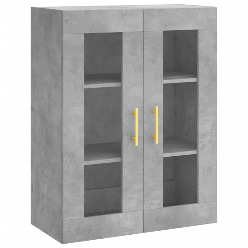 Direktkauf vidaXL Wandschrank Betongrau 69,5x34x90 cm
