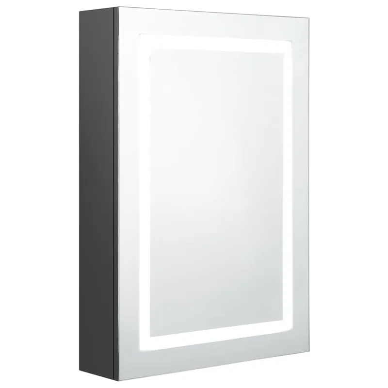 Direktkauf vidaXL LED-Spiegelschrank fürs Bad Grau 50x13x70 cm