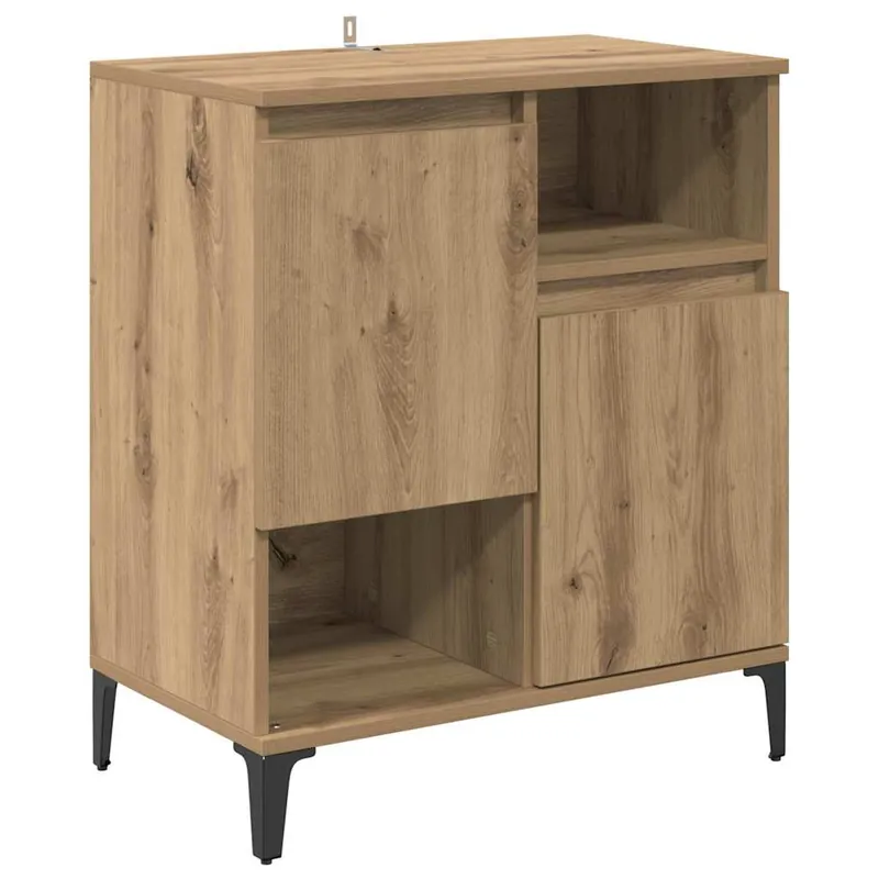 Garantierte Lieferung vidaXL Sideboard Artisan-Eiche 60 x 35 x 70 cm Holzwerkstoff