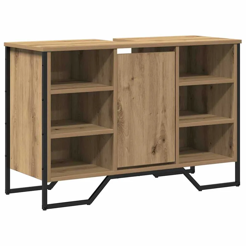 vidaXL Waschbeckenschrank Artisan-Eiche 91 x 35 x 60 cm Holzwerkstoff Wochenendangebot