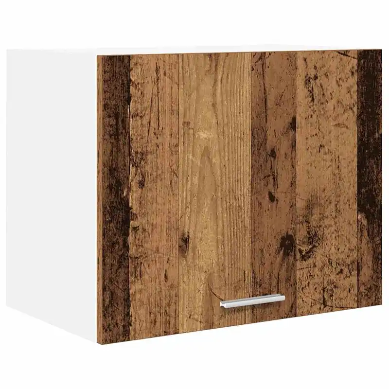 Expressversand vidaXL Hängeschrank Altes Holz und Weiß 50 x 31 x 40 cm Holzwerkstoff