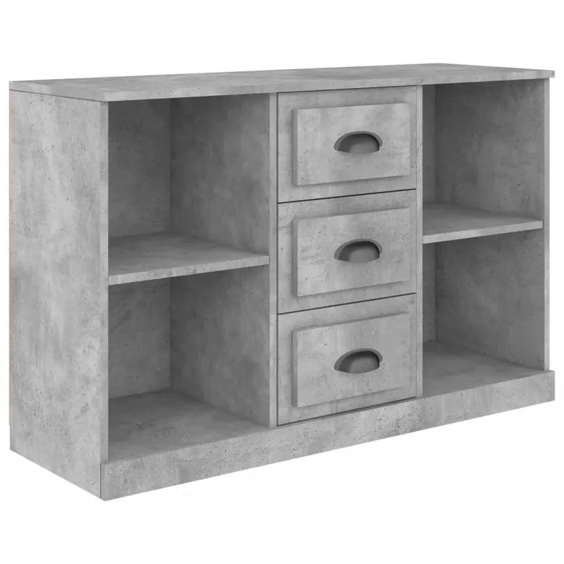 Begrenztes Angebot vidaXL Sideboard Betongrau 104,5x35,5x67,5 cm Holzwerkstoff