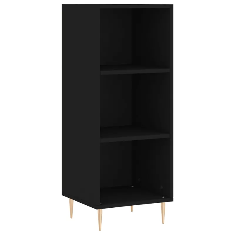 vidaXL Sideboard Schwarz 34,5x32,5x90 cm Holzwerkstoff Sonderaktion