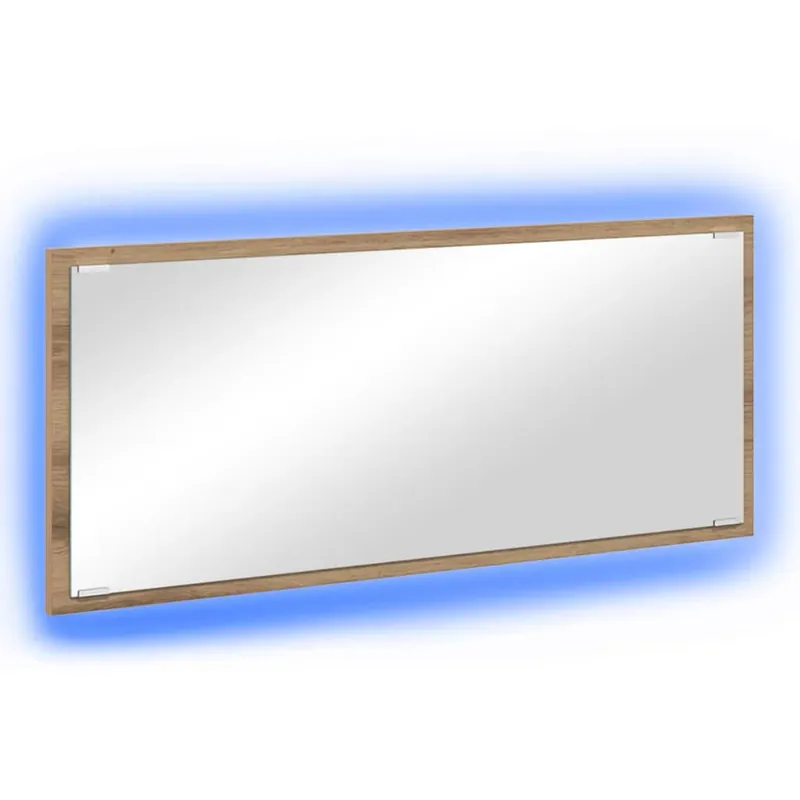 vidaXL Spiegel Artisan-Eiche 90 x 8,5 x 37 cm Holzwerkstoff Preisreduziert