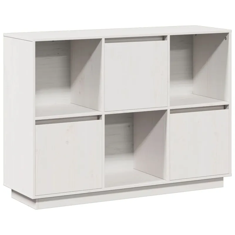 Bestseller vidaXL Sideboard Weiß 110,5x35x80 cm Massivholz Kiefer