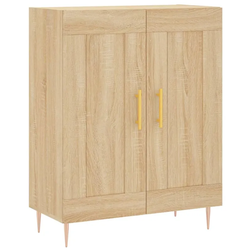 vidaXL Sideboard Sonoma-Eiche 69,5x34x90 cm Holzwerkstoff Letzte Chance