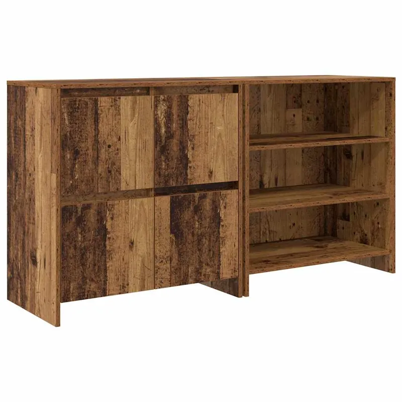 Finale Aktion vidaXL Sideboard 2 pcs Altholz 70 x 41 x 75 cm Holzwerkstoff